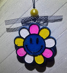 Smiley face  Flower Freshie assorted colors