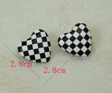 Checkerboard Stud earrings