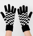 Checkered gloves