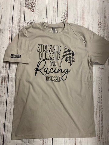Adult blessed, stress and racing obsessed