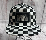 Youth/Jr Mini moto mafia checkerboard trucker SnapBack