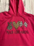 Peace, love, racing  Adult