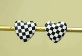 Checkerboard Stud earrings